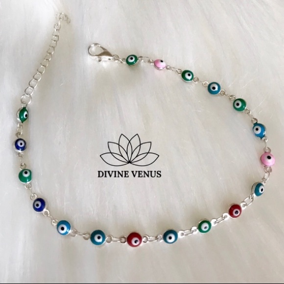 Evil Eye Anklet 🧿 - Picture 2 of 5